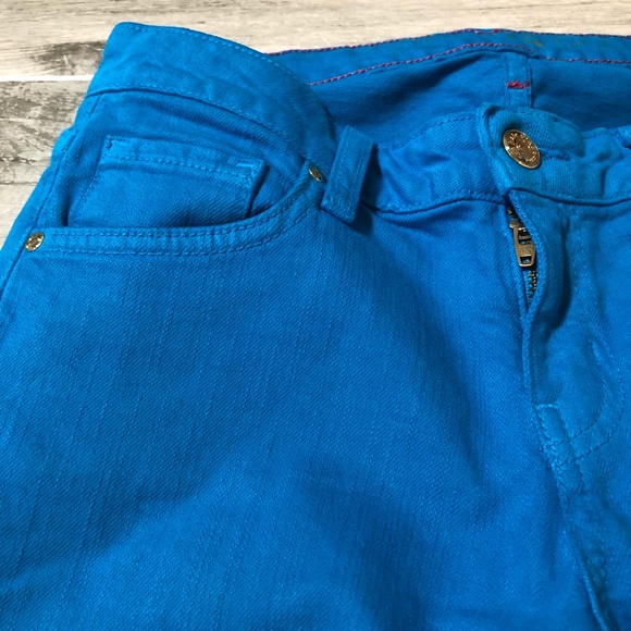 Kate Spade bright blue skinny jeans - Picture 2 of 8